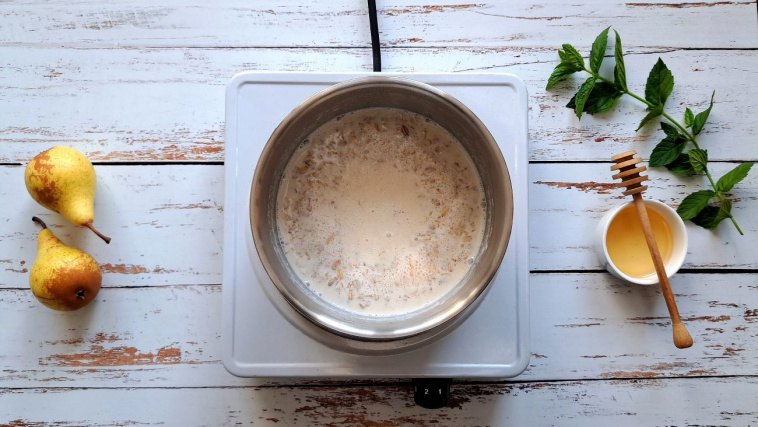 owsianka z gruszką - krok 3