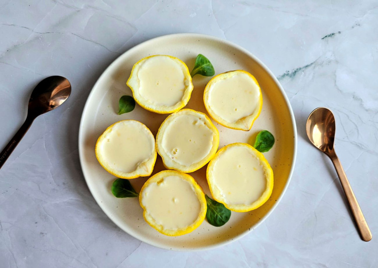 lemon posset - podanie