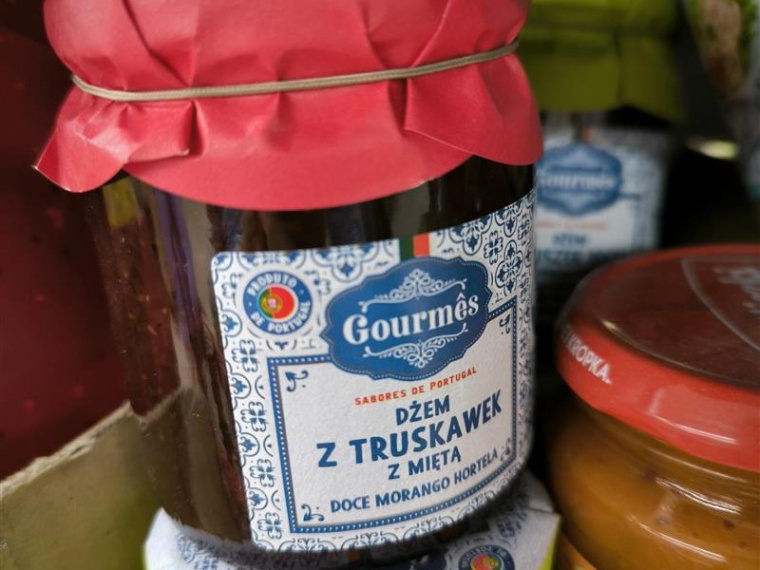 dżem truskawkowy z miętą