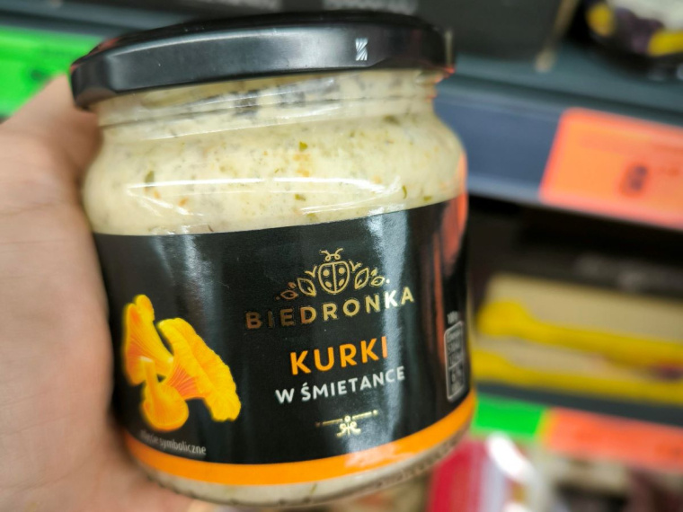 kurki w śmietance Biedronka