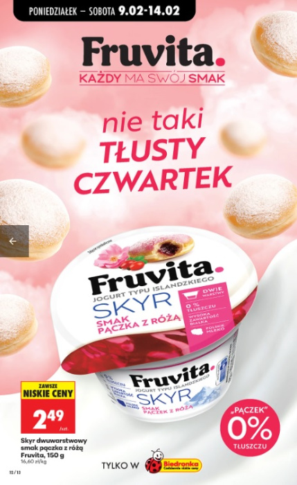 skyr o smaku pączków