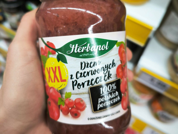 dżem Herbapol z czerwonych porzeczek