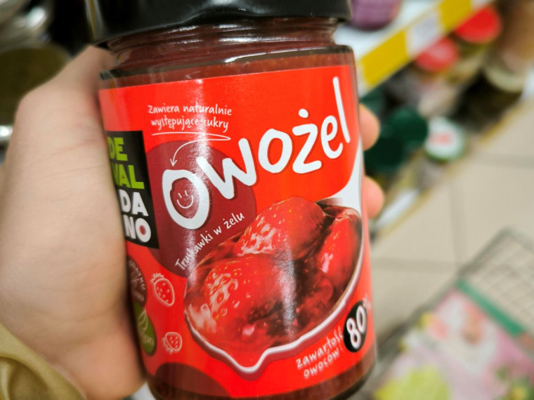 owożel truskawka z Dino