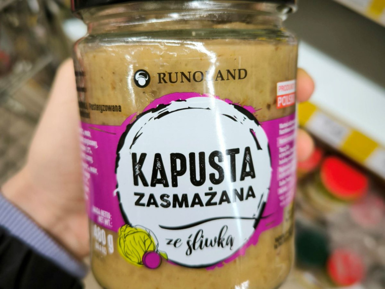kapusta zasmażana ze śliwką z Dino