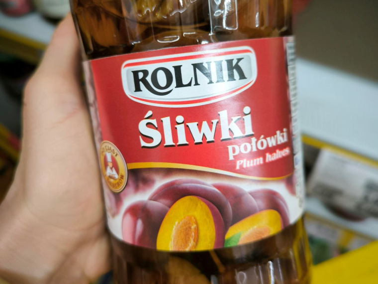 śliwki połówki Rolnik