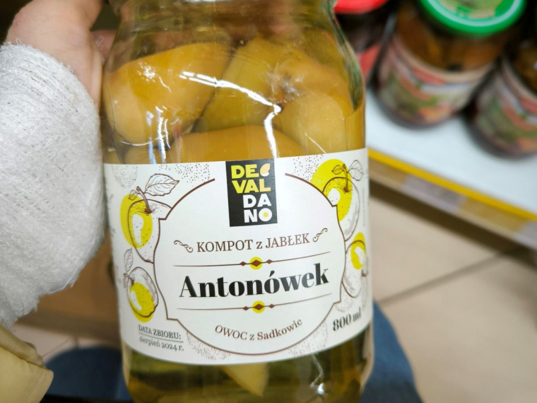kompot z antonówek