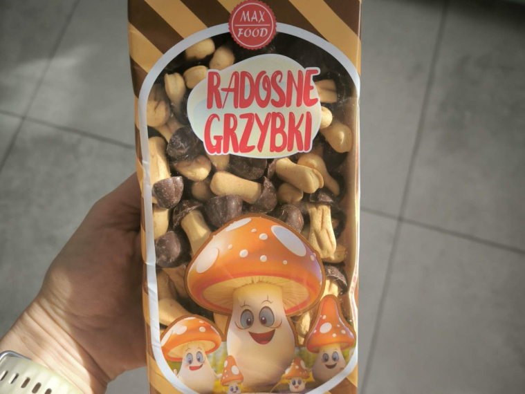 ciastka grzybki