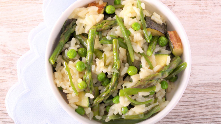 risotto ze szparagami