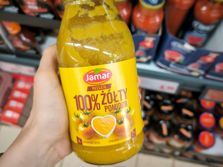 żółty pomidor passata 