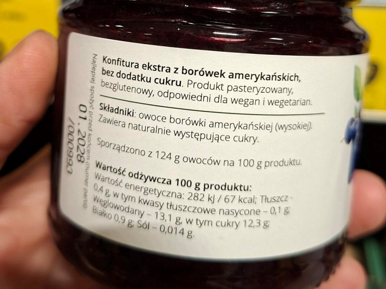etykieta zielono mi