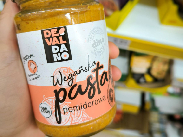 wegańska pasta pomidorowa