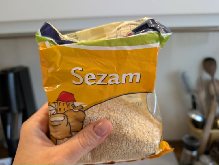 sezam w opakowaniu