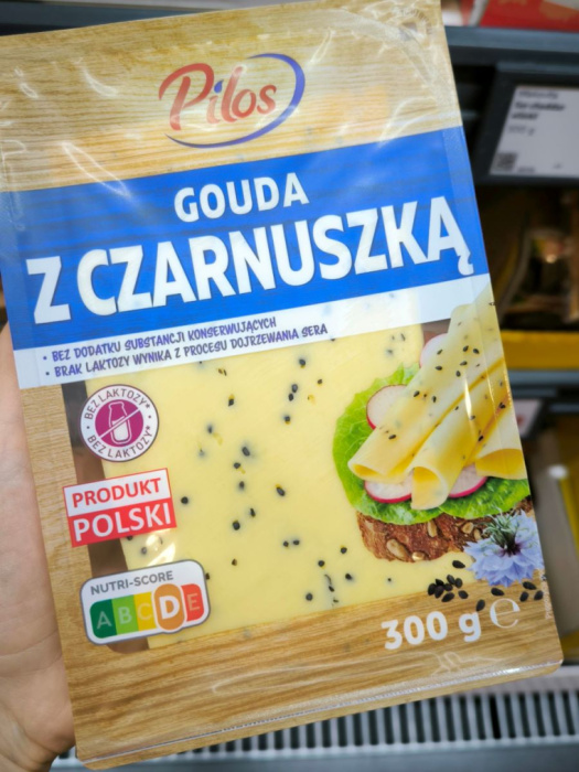 gouda z czarnuszką Lidl