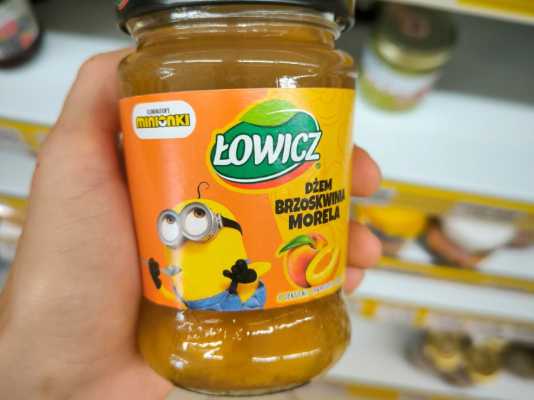 dżem Łowicz z minionkiem