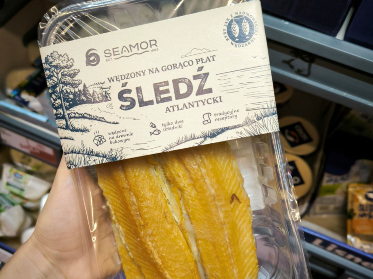 wędzony na gorąco śledź Lidl