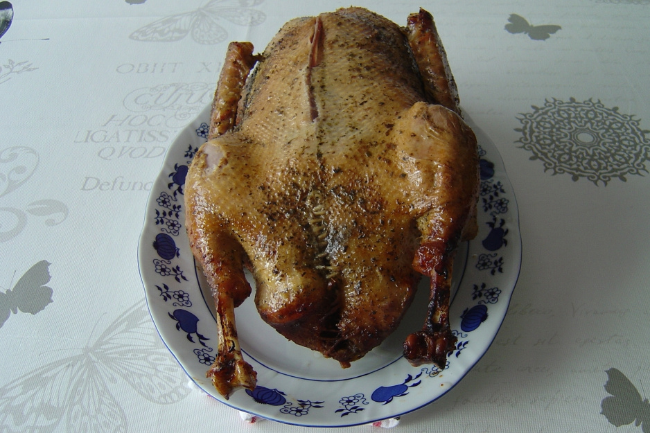 h003 04. Ges Pieczona z Zurawina i Jablkami