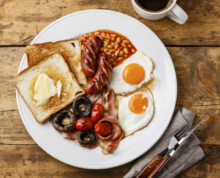 Angielskie śniadanie - przepis