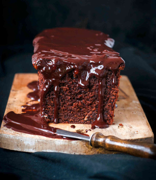 Ciasto czekoladowe z powidłami śliwkowymi