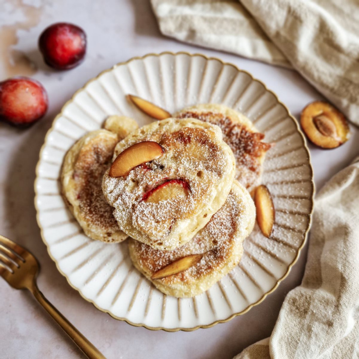 Racuchy ze śliwkami