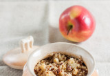 Kasza jaglana z jabłkiem, cynamonem i mleczkiem migdałowym