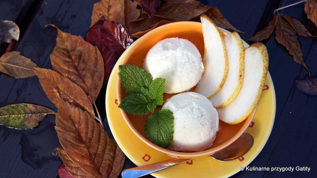 Domowe lody gruszkowe