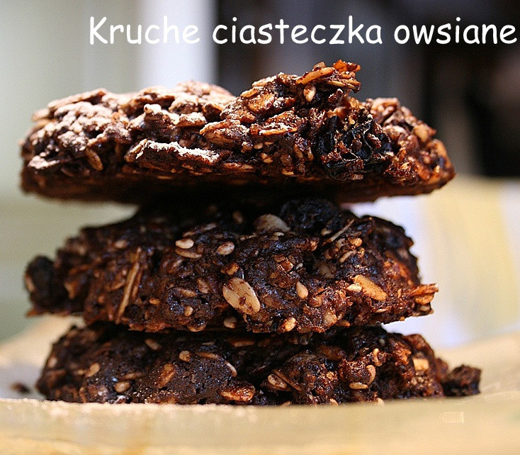 Kruche ciasteczka owsiane