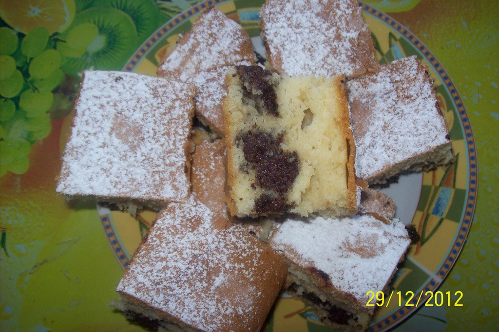 Makowiec na lanym cieście