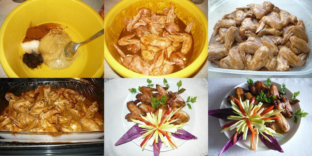 Skrzydełka z miodem i musztardą…