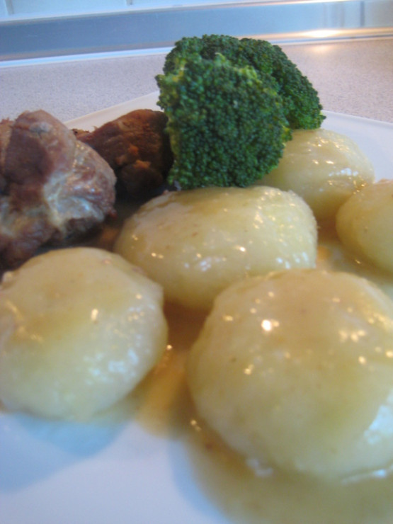 Kluski slaskie ciemne.