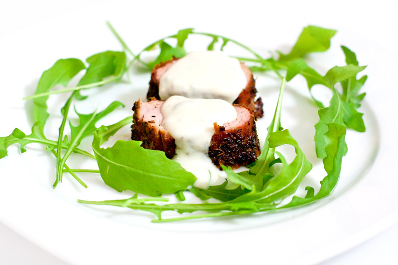 Polędwiczka wieprzowa w sosie gorgonzola