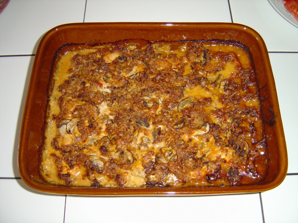 Zapiekany  Indyk  z  Zupą  Cebulową