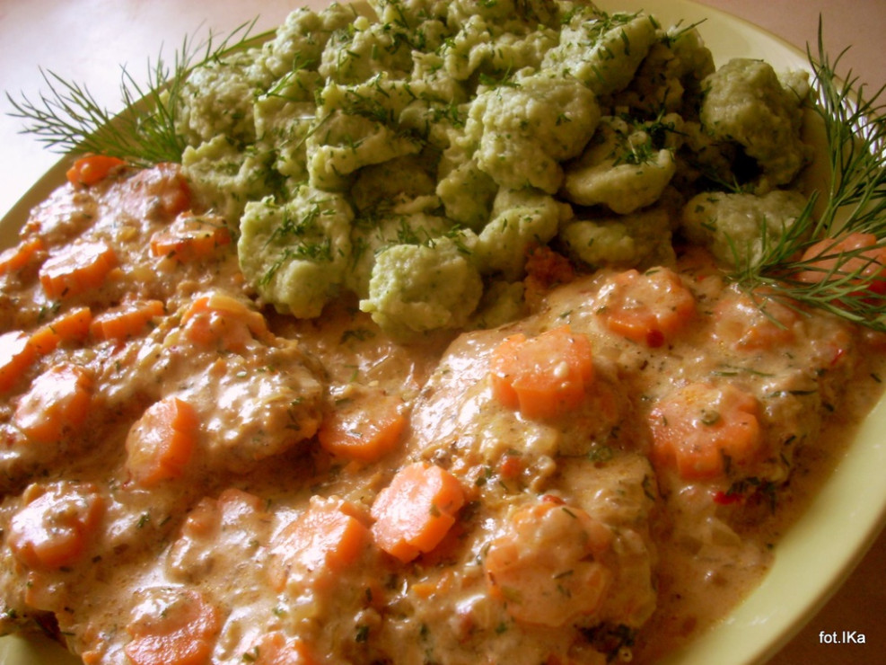 Schab duszony po zbójnicku