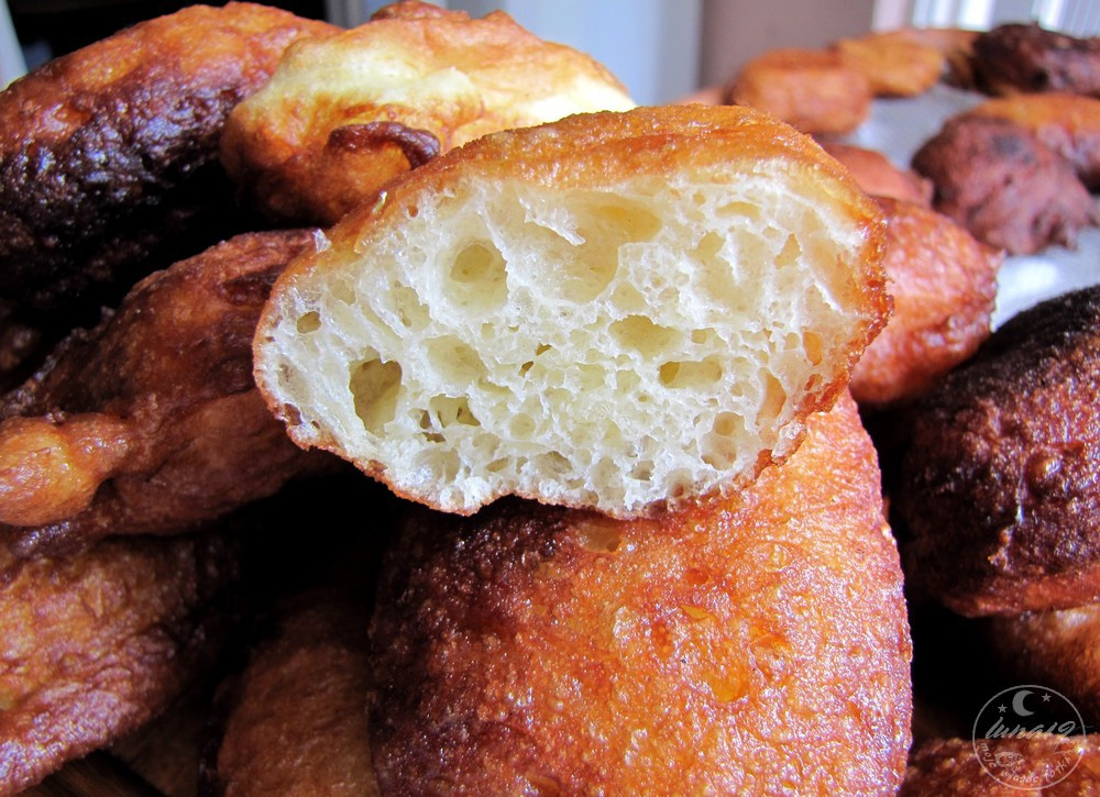 Pączki łyżką kładzione