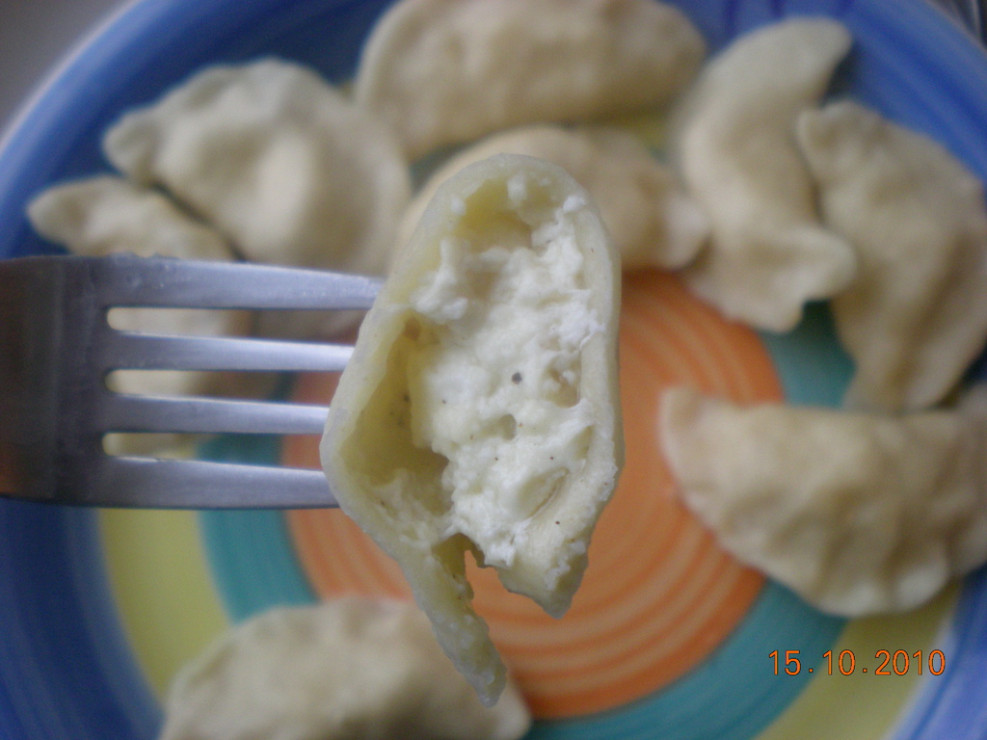 Pierogi z serem na slono