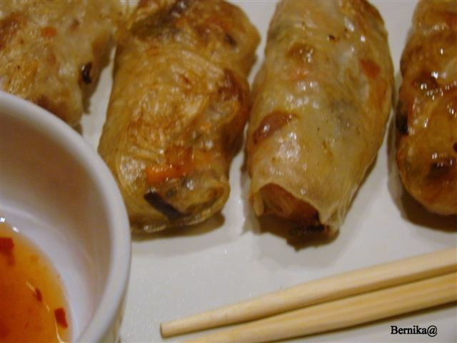 Sajgonki z krewetkami.