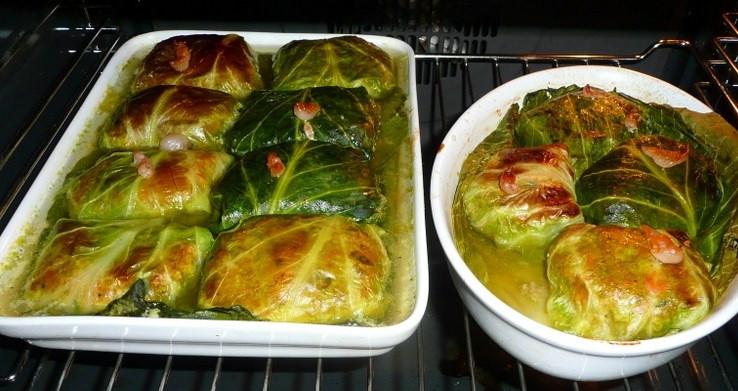 Moje pychotne gołąbki mięsne z kaszą jęczmienną i pieczarkami