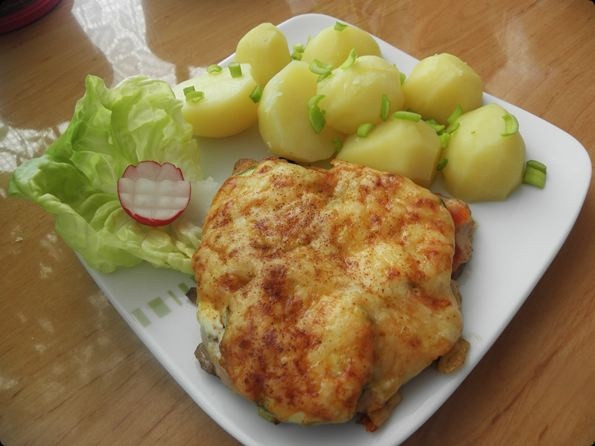 Sznycle z indyka wypasione