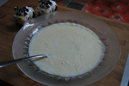 Zupka mleczna z lanym ciastem