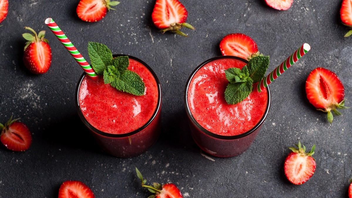 Koktajl truskawkowy na piękną skórę