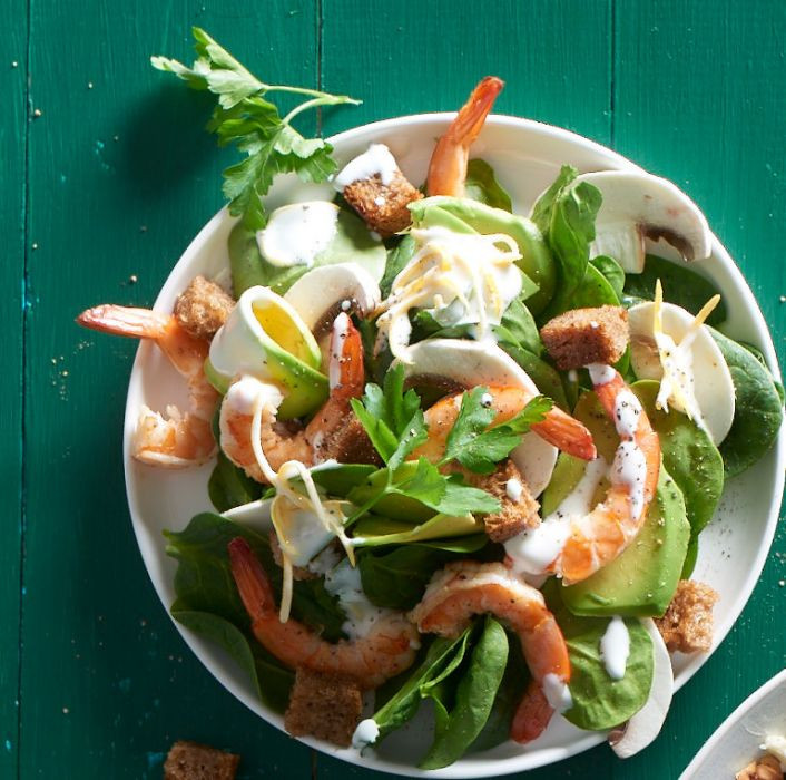 Sałatka z krewetkami