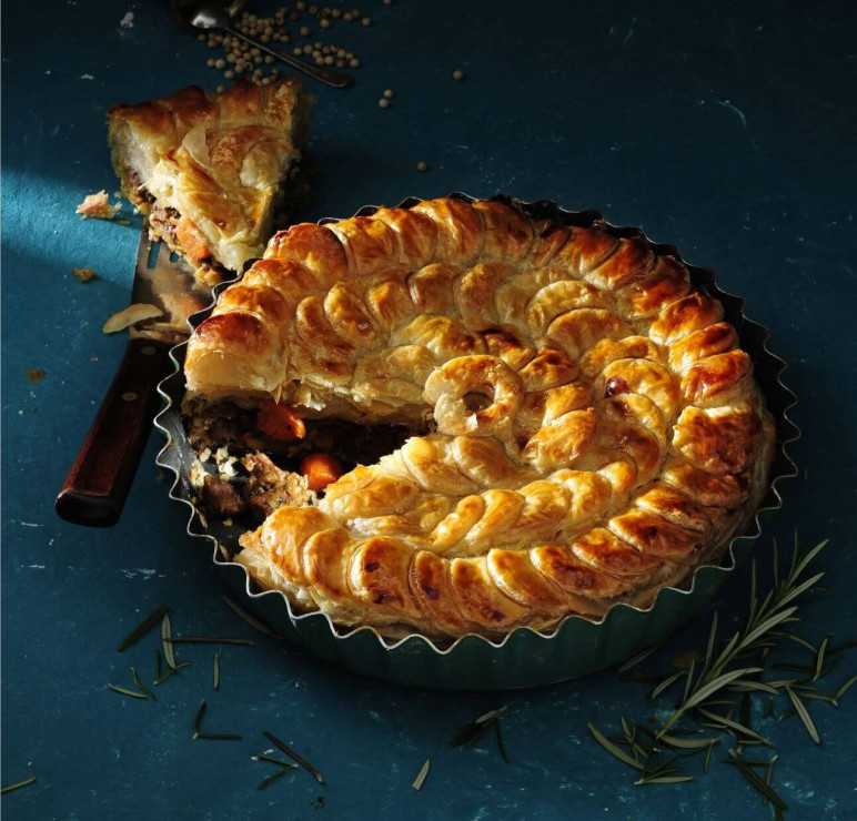 Policzki wołowe zapiekane w cieście francuskim