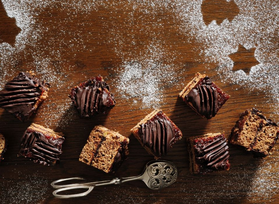 Kostka piernikowa z powidłami