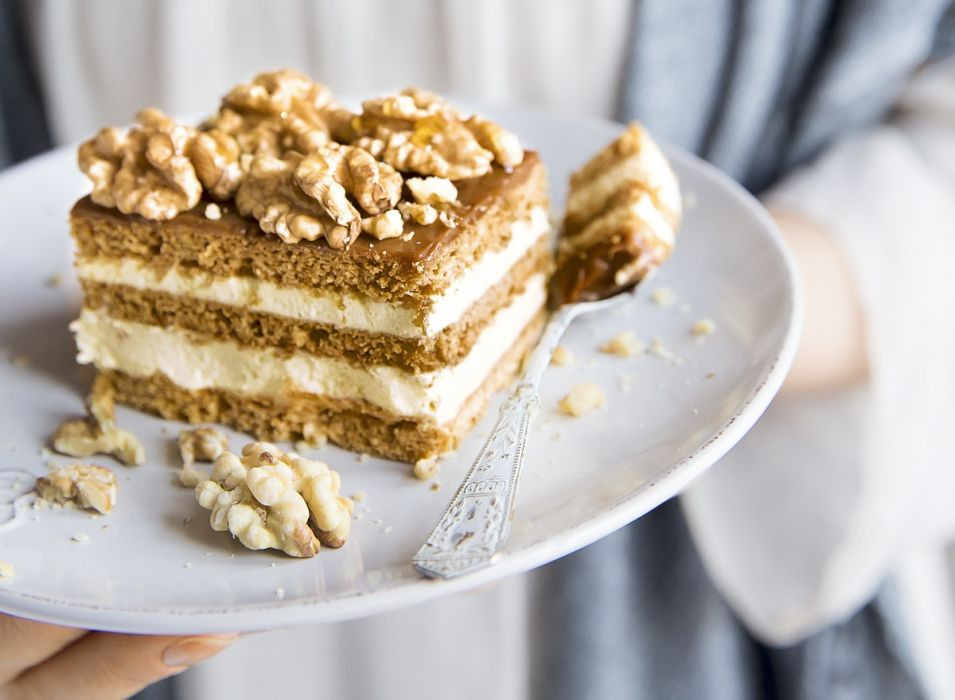 Miodownik orzechowy bez jajek