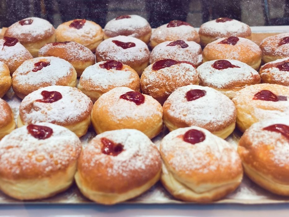 Wegańskie pączki