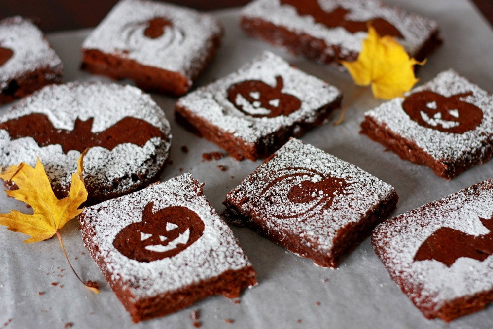 Halloweenowe brownie