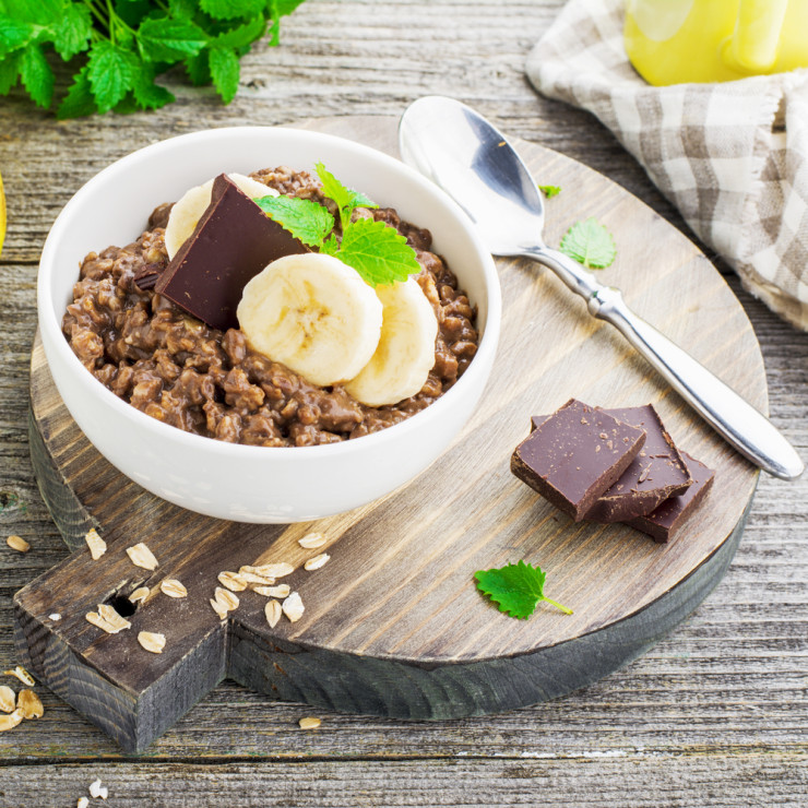 Owsianka z czekoladą
