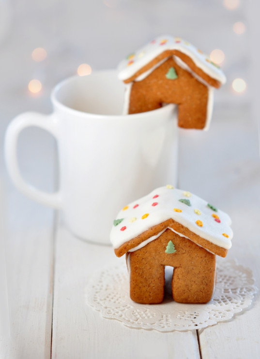 Piernikowy domek do herbaty