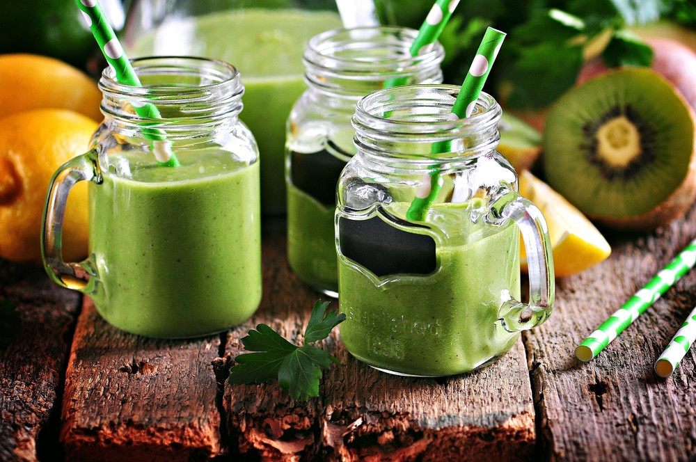 Zielony koktajl oczyszczający