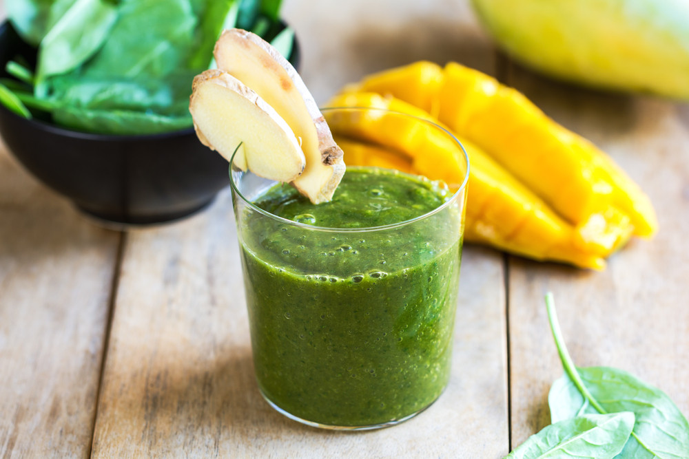 Enegetyzujący koktajl z imbirem