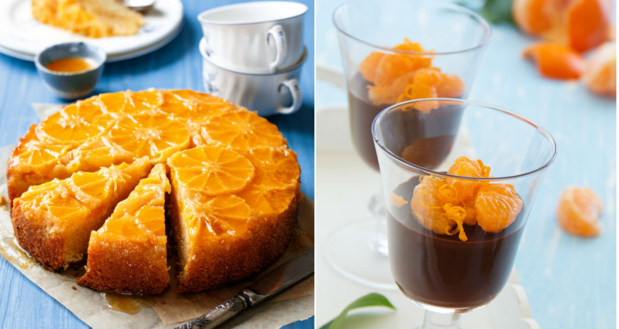 Desery z mandarynkami